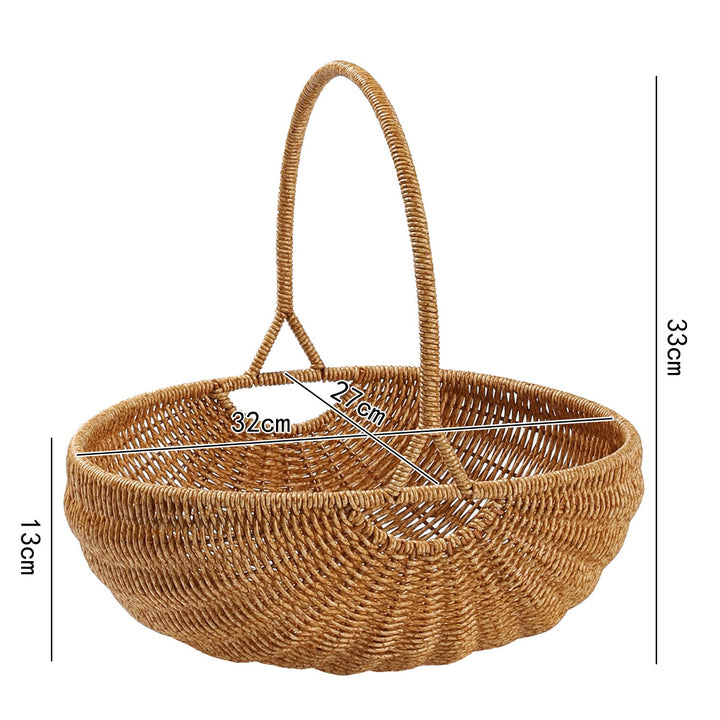 Handwoven Decorative Carrying Basket Stornfield