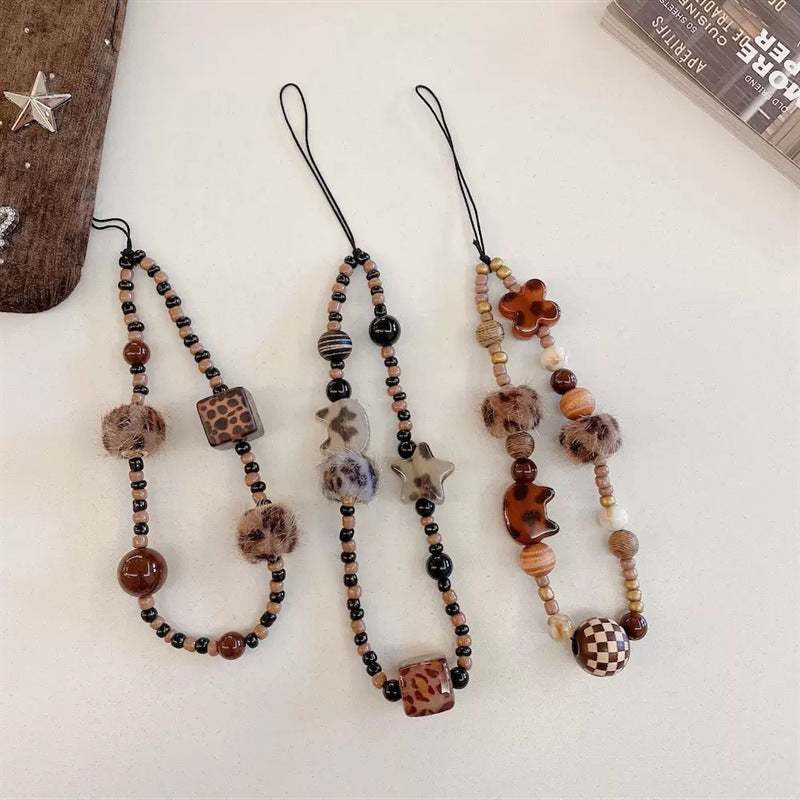 Decorative Beaded Charm Keychain Stornfield