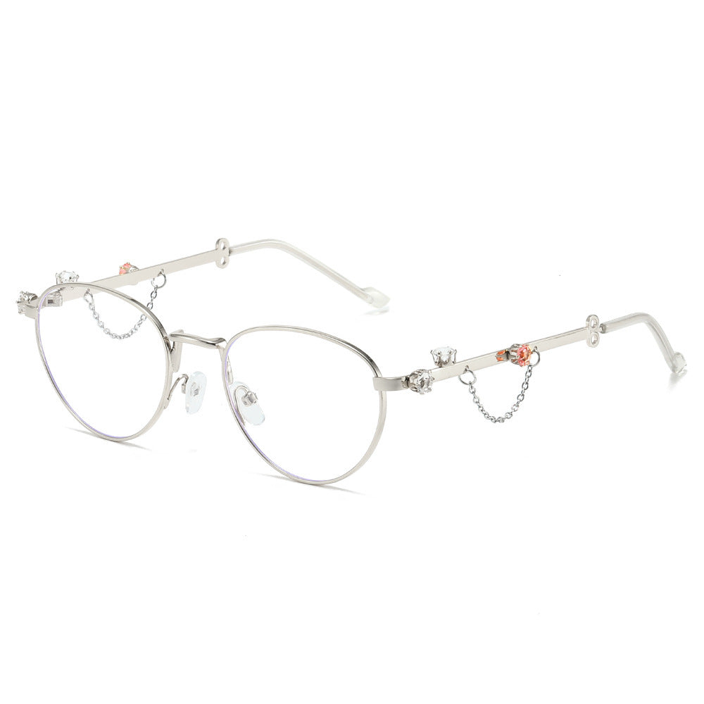 Decorative Rhinestone Cat-Eye Sunglasses Stornfield