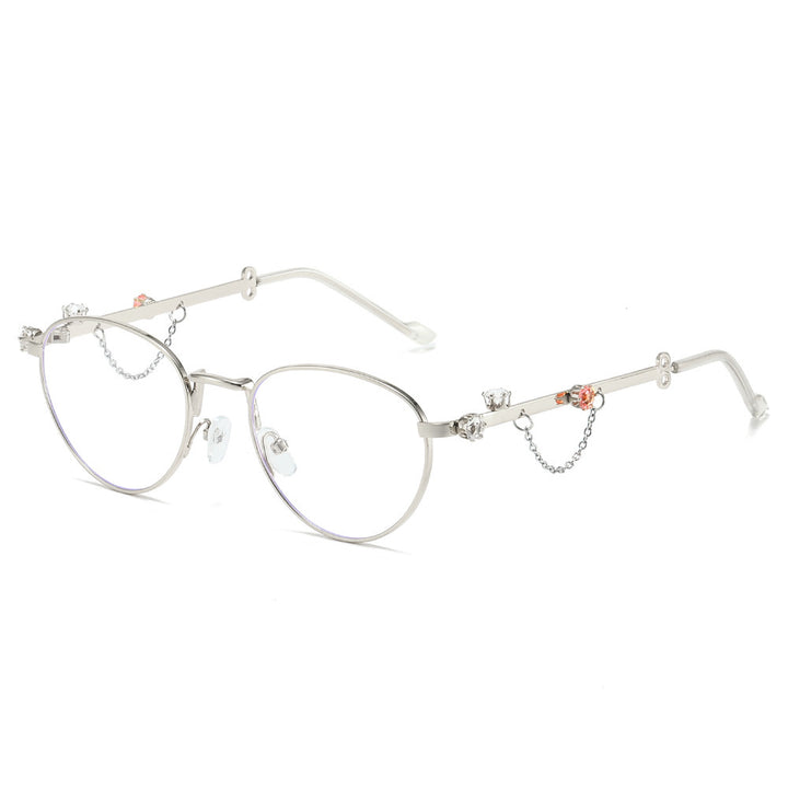 Decorative Rhinestone Cat-Eye Sunglasses Stornfield