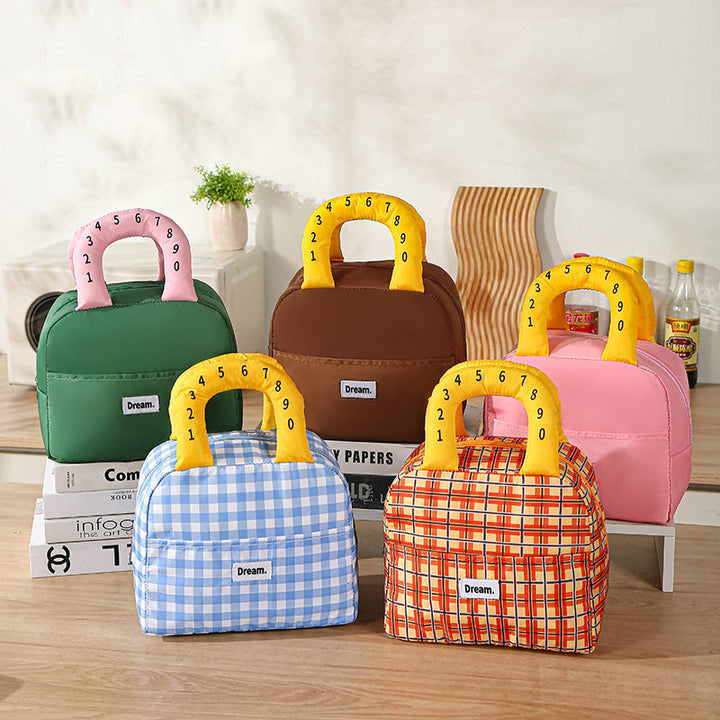 Insulated Lunch Bag with Colorful Handles Stornfield