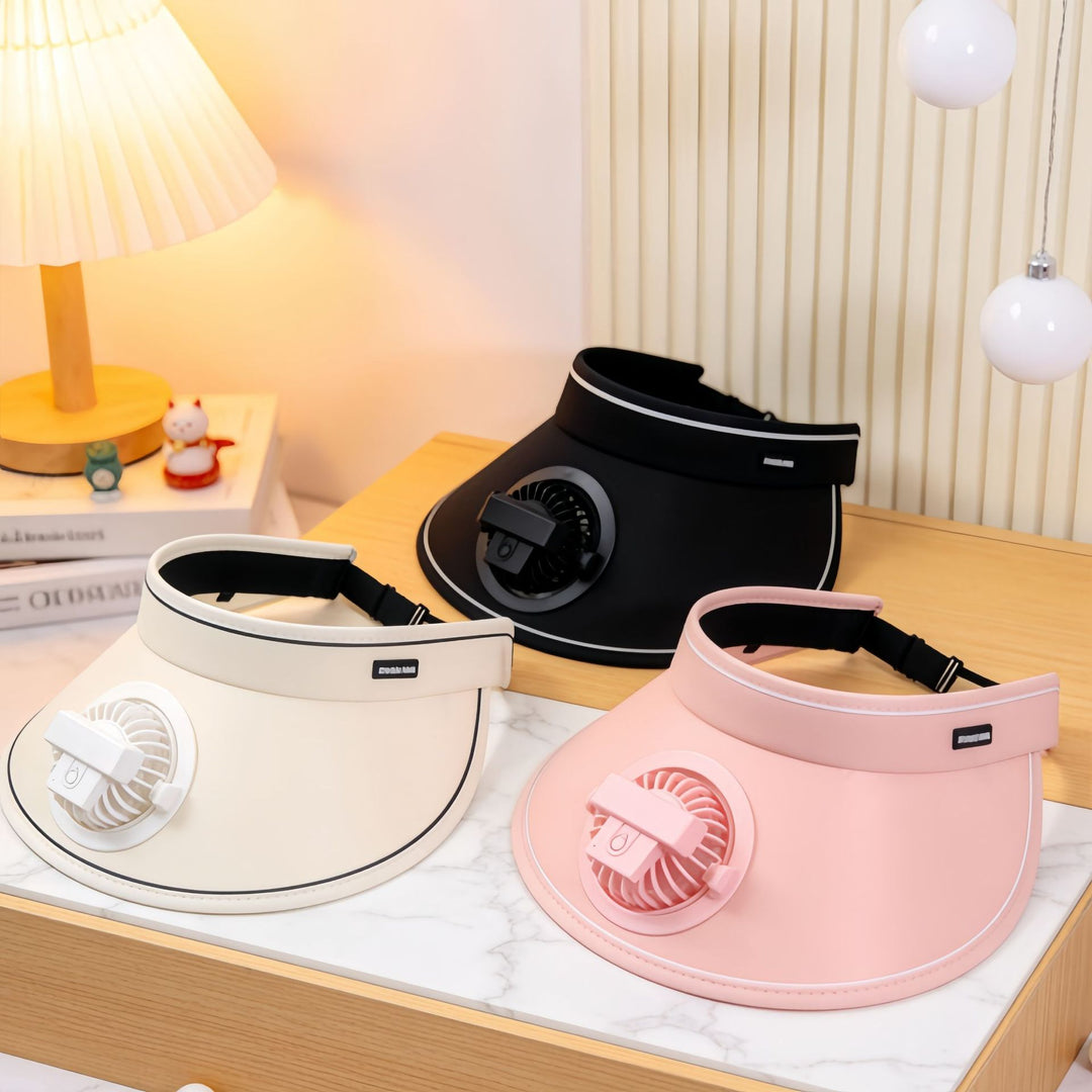 Women’s wearable cooling hood with integrated fan Stornfield