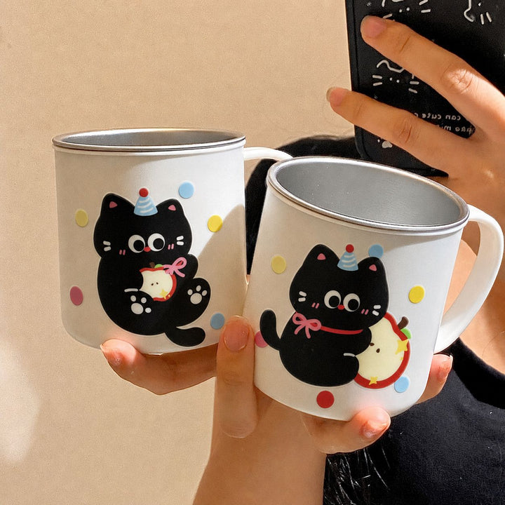 Ceramic mug with playful animal motif Stornfield