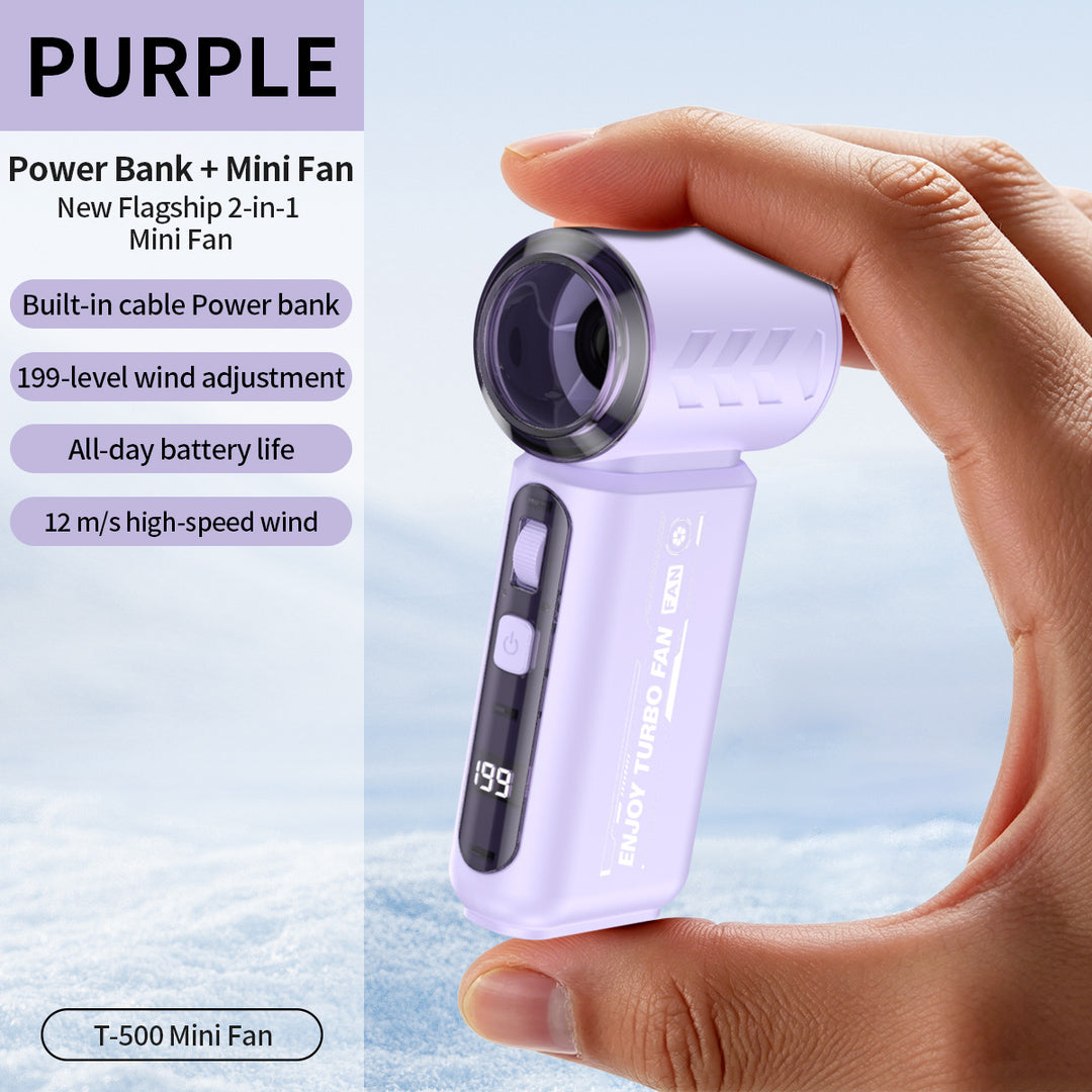 Women Portable Mini Fan with Power Bank Function Stornfield