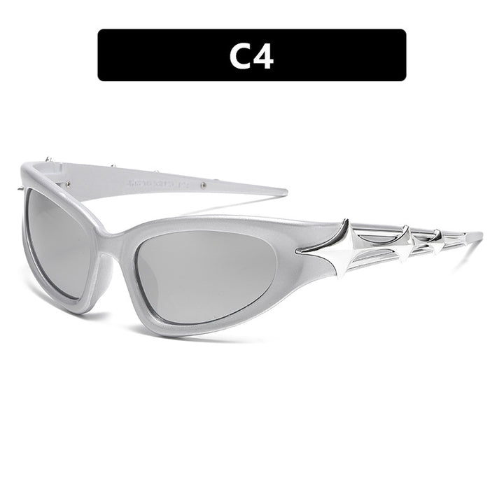 Women futuristic sunglasses with unique star design Stornfield