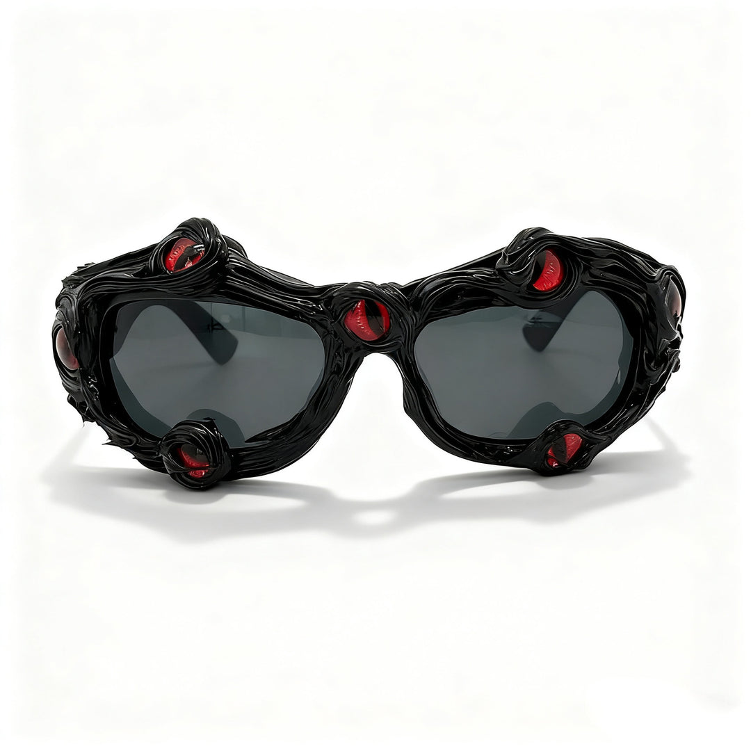 Women's creative designer sunglasses with extravagant 3D elements Stornfield
