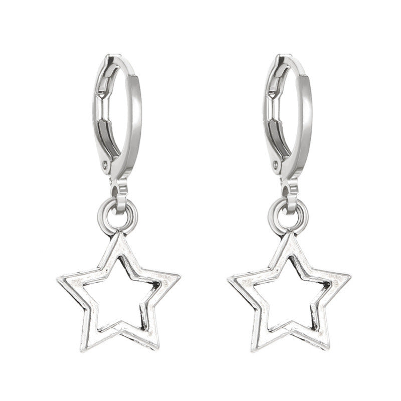 Stylish star earrings Stornfield