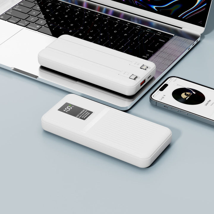 Portable power bank with state-of-the-art fast charging technology and digital display Stornfield