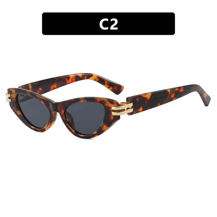 Ladies Cat-Eye Sunglasses with Luxurious Accents Stornfield