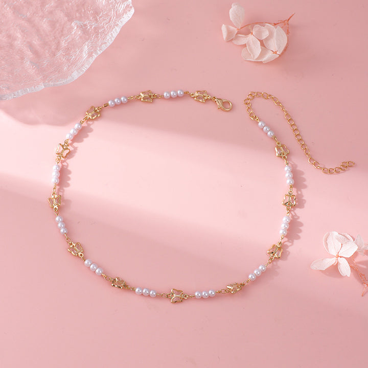 Decorative Pearl and Butterfly Eyewear Chain Stornfield