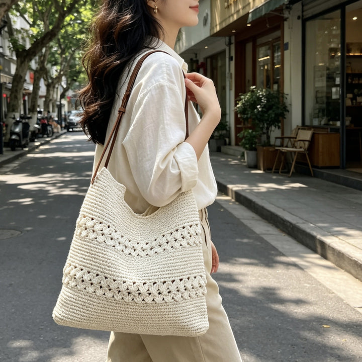 Hand-knotted Shopper Bag Stornfield