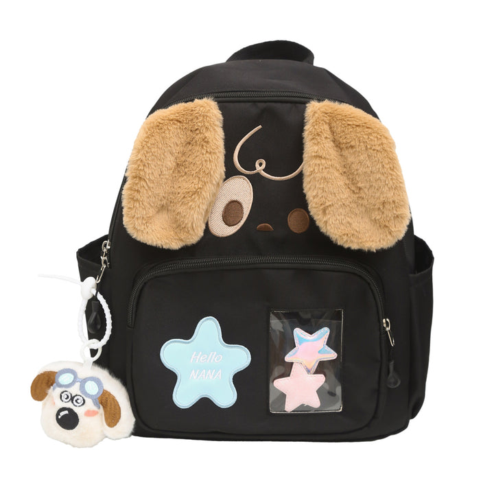 Kawaii Plush Backpack with Dog Design Stornfield