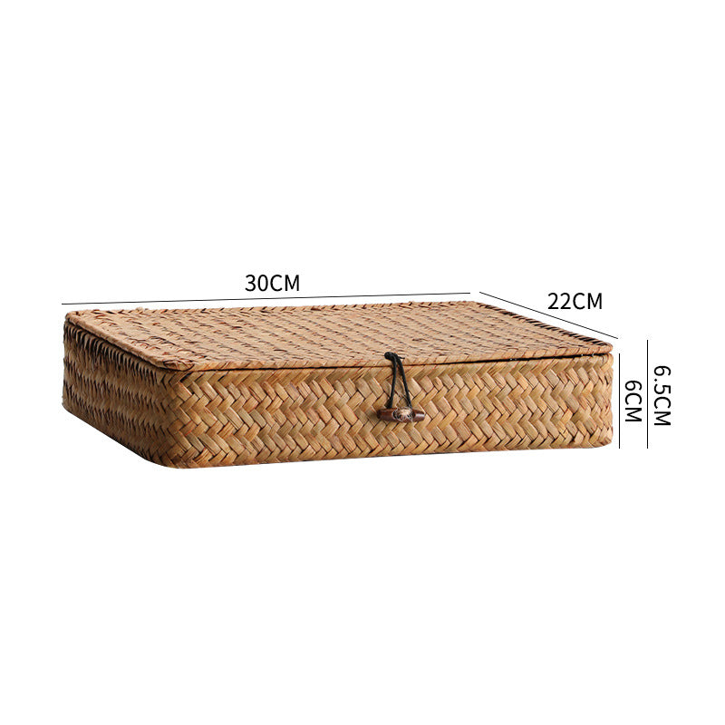 Unisex Handwoven Storage Box with Lid Stornfield