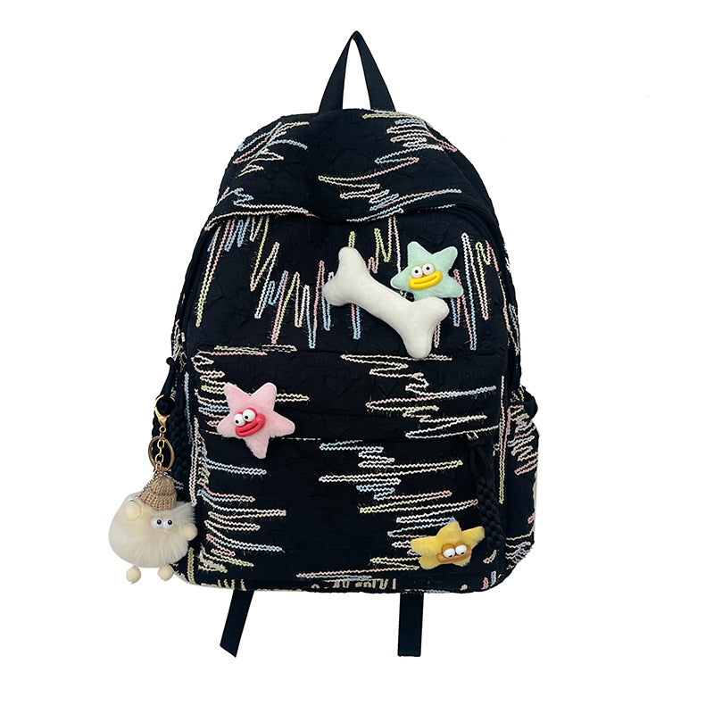 Fun-Themed Plush Backpack Stornfield