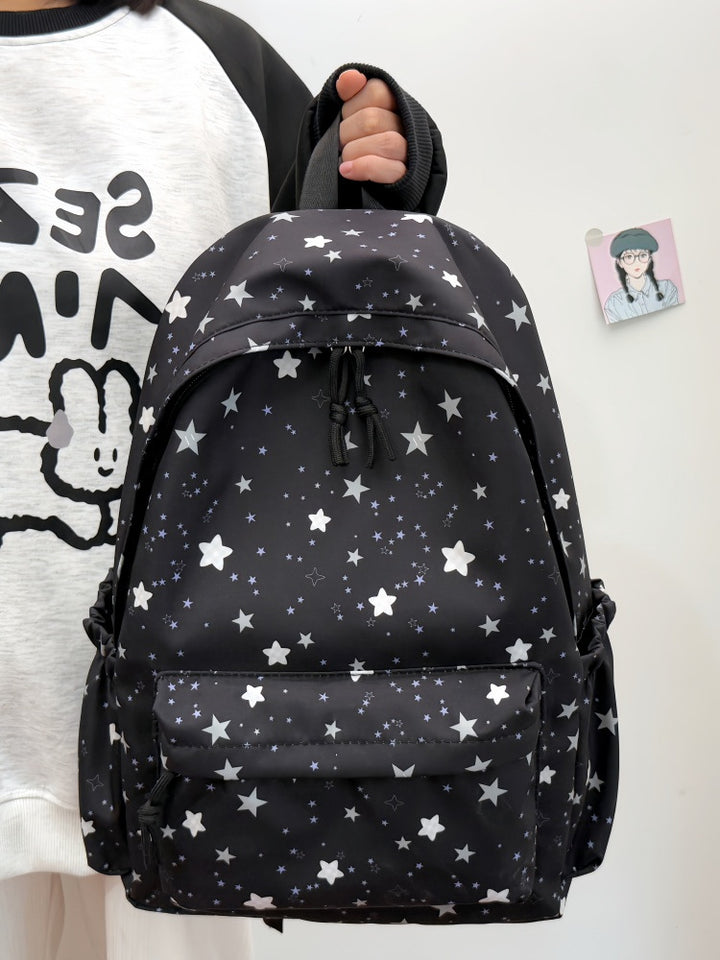 Star Print Casual Backpack Stornfield