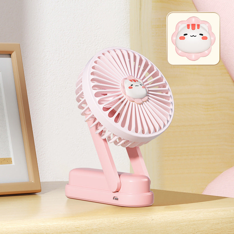Women's Portable Mini Fan with Creative Designs Stornfield