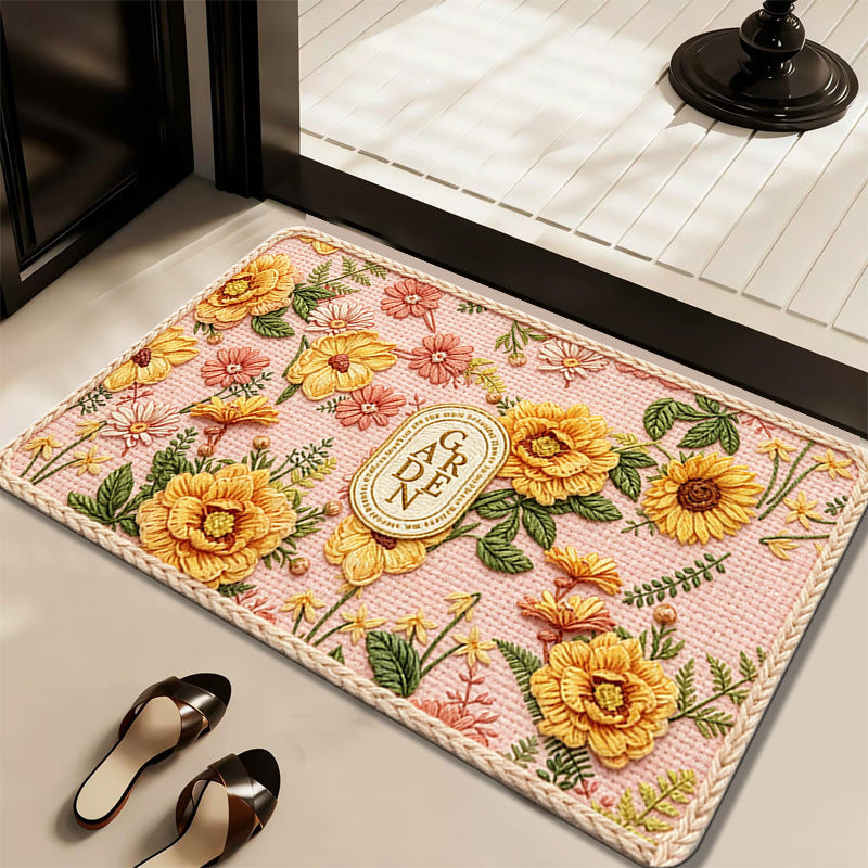Floral Patterned Doormat