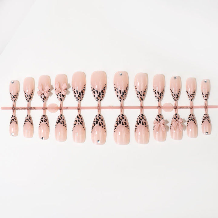 Decorative Leopard Print Press-On Nail Tips Stornfield