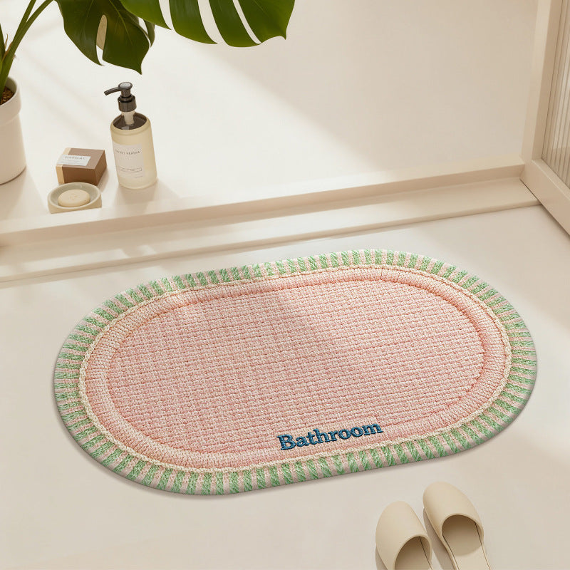 Cozy Textured Bathroom Rug