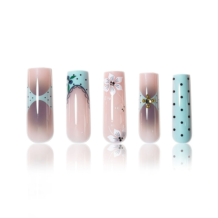 Artistic Floral Nail Design Stornfield