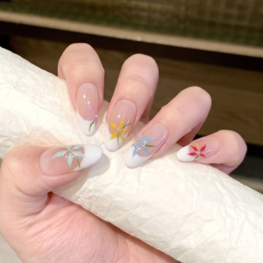 Floral Art Press-On Nail Set Stornfield