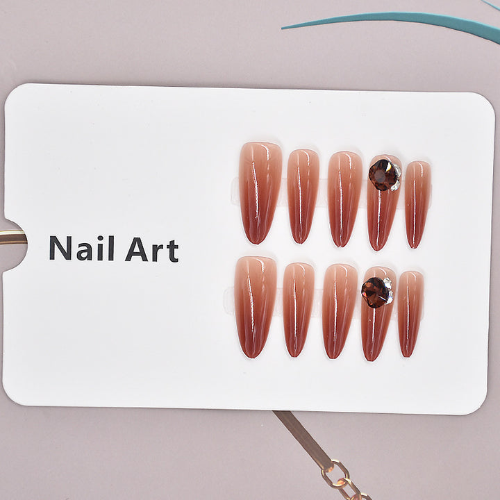 Elegant Press-On Nail Art Set Stornfield