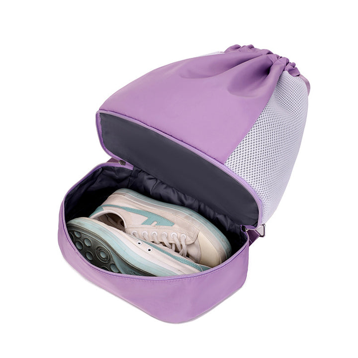 Sporty Mesh Backpack With Zipper Stornfield