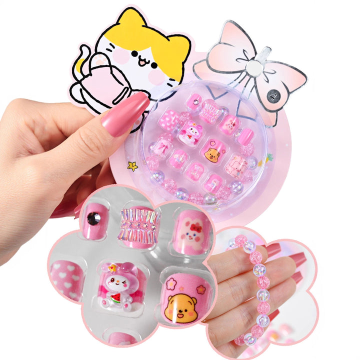 Cute Cartoon-Themed Press-On Nail Set Stornfield