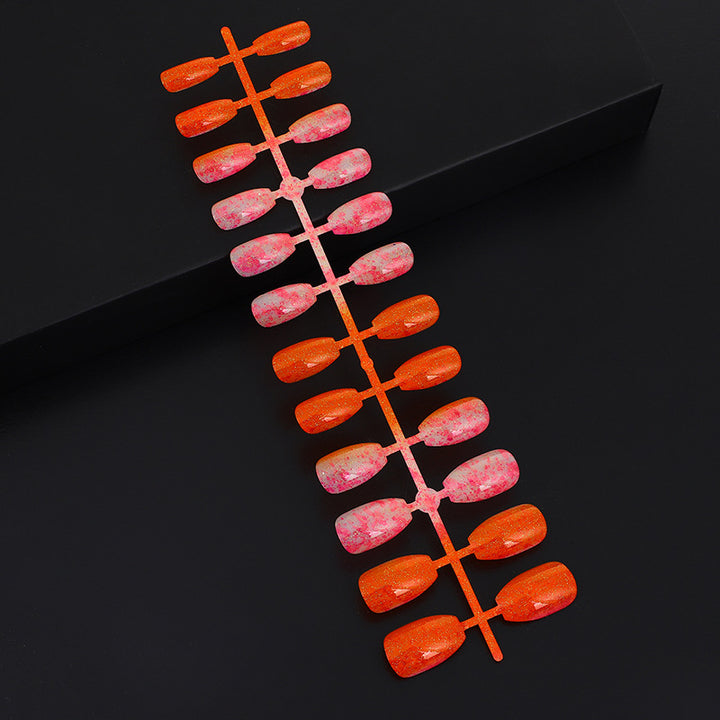 Luxury glitter design artificial nails Stornfield
