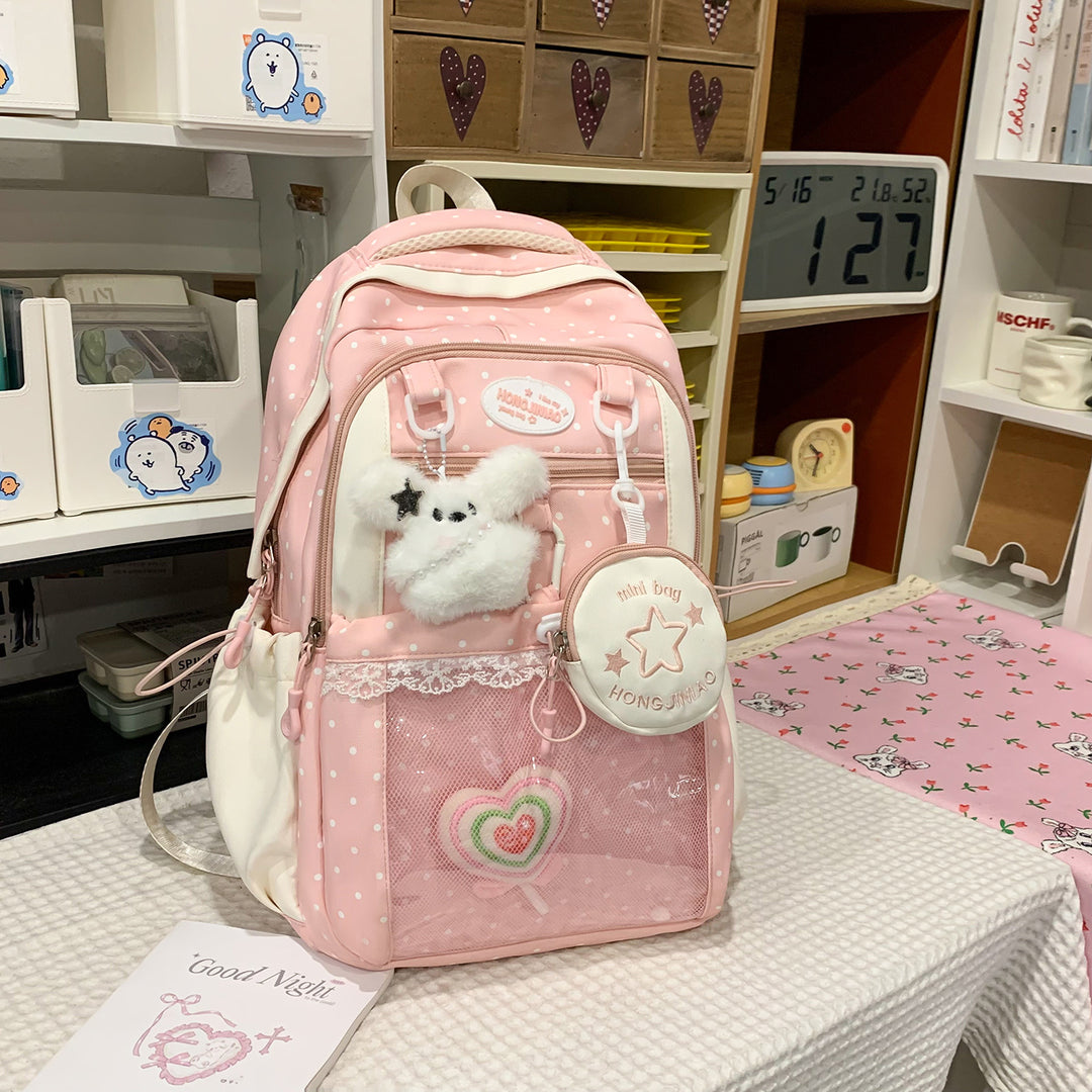 Charming Polka Dot Backpack Stornfield
