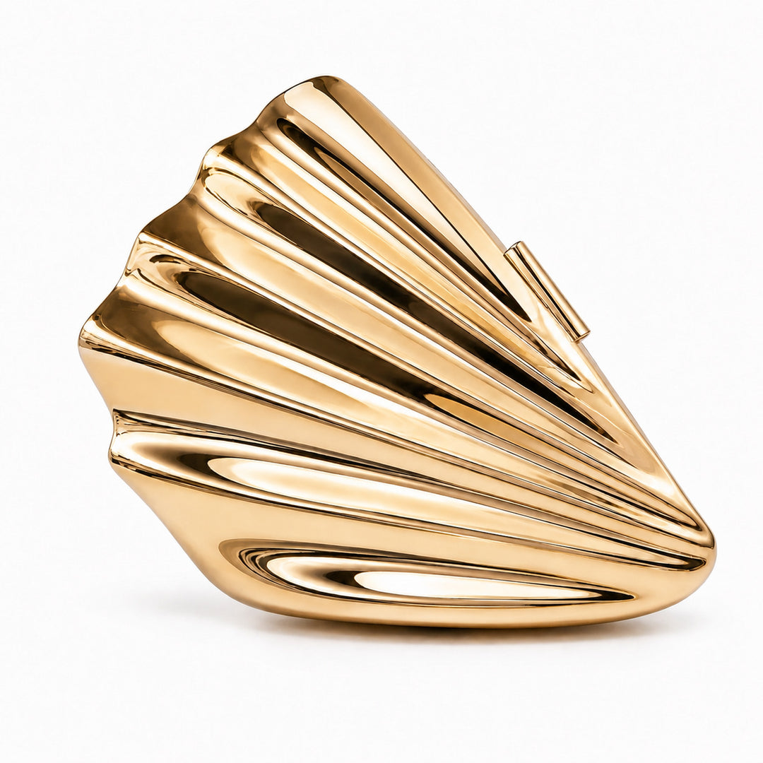 Sculptural Shell Clutch