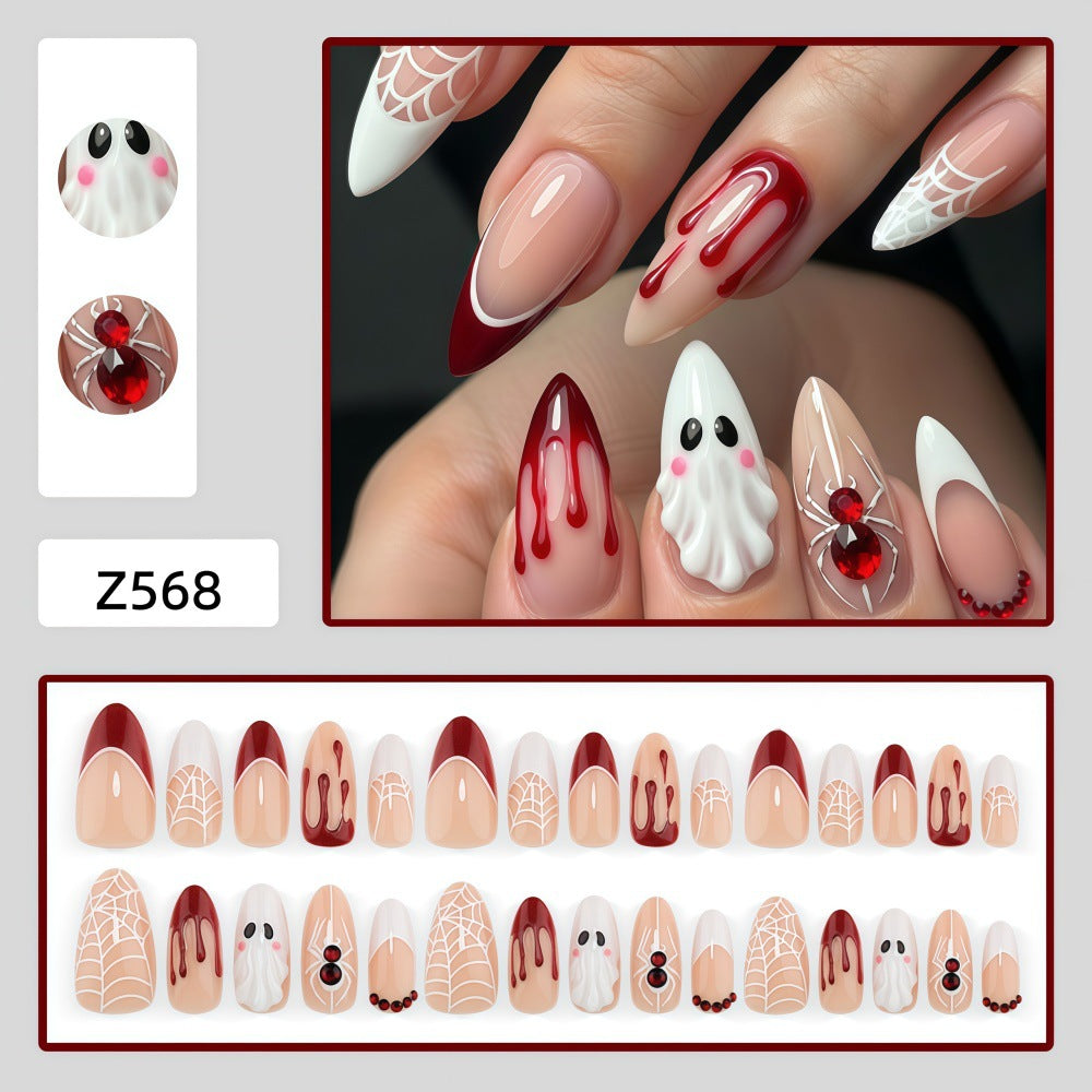 Halloween Nail Art Set with Creepy Designs Stornfield