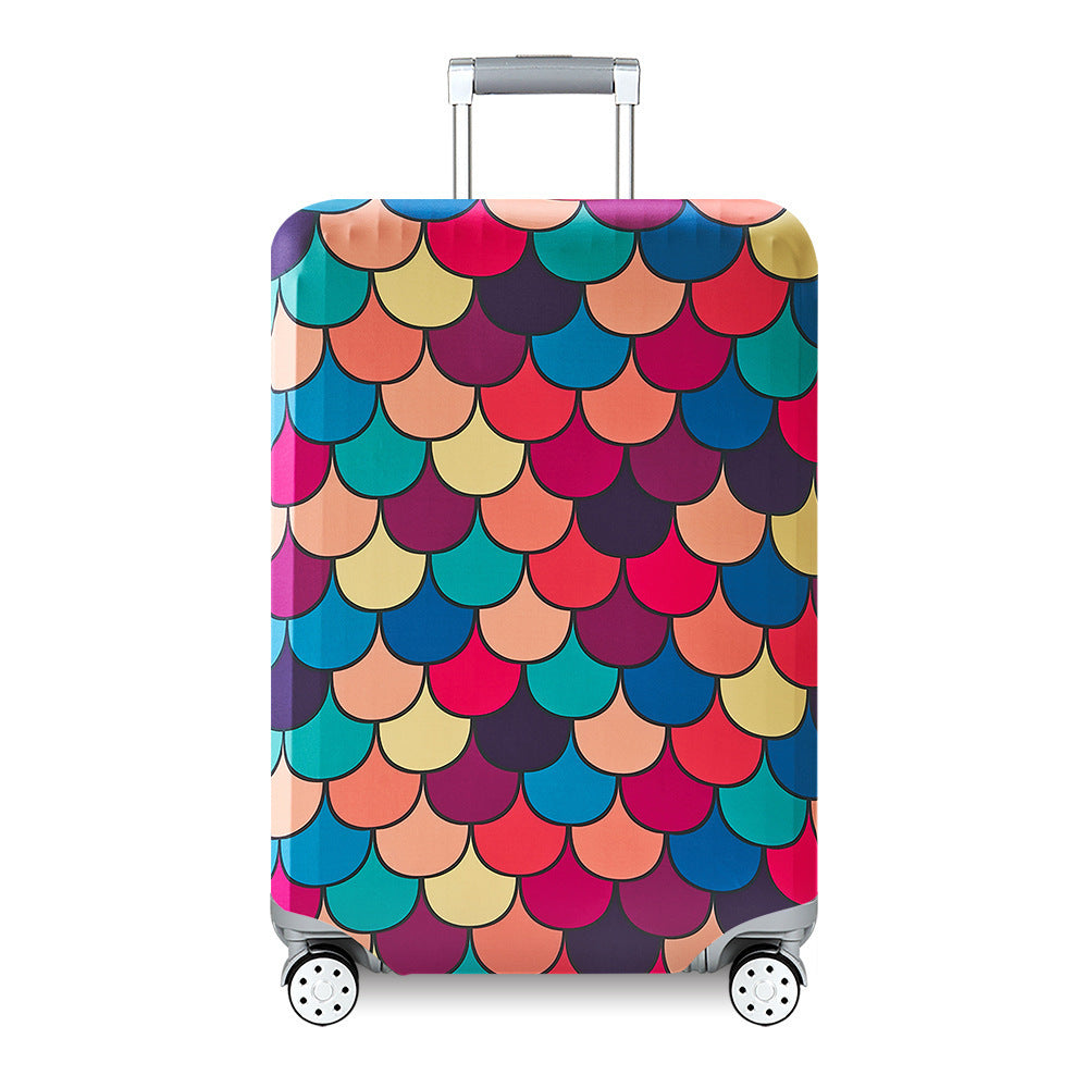 Women's Hard Shell Travel Suitcase with Custom Statement Design Stornfield