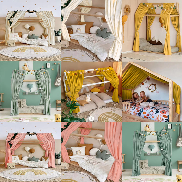 Cozy Canopy Bed Curtain Set Stornfield