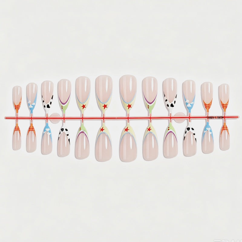 Creative nail art set with colorful designs Stornfield