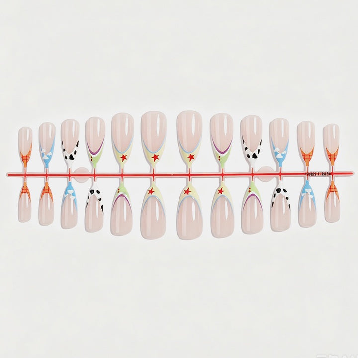 Creative nail art set with colorful designs Stornfield