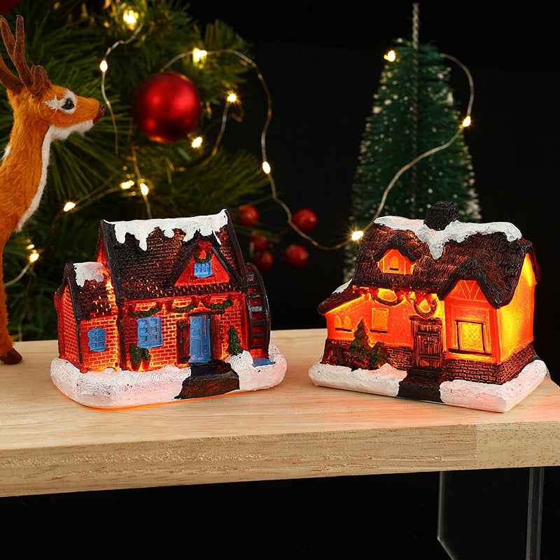 Nostalgic Christmas Village House Decoration Stornfield