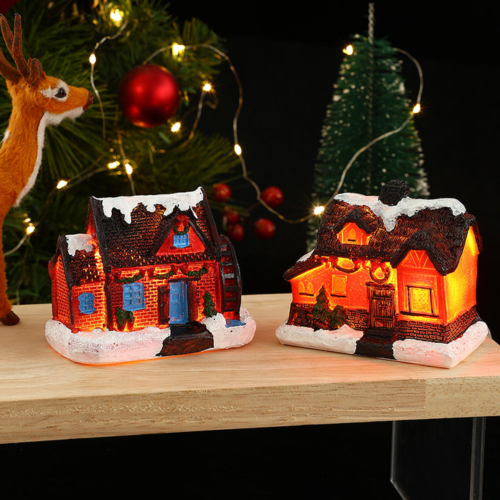 Nostalgic Christmas Village House Decoration Stornfield