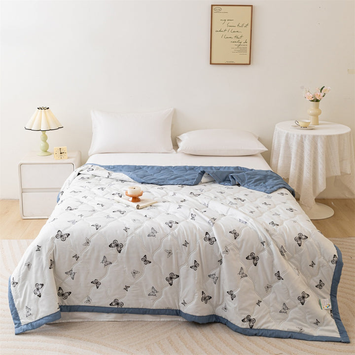 Women Cozy Blanket with Playful Bow Design Stornfield