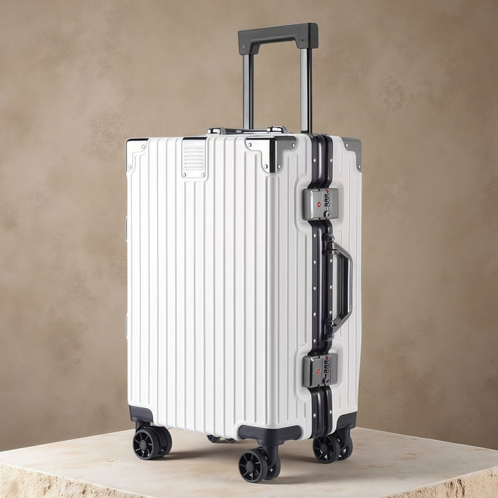Hard Shell Trolley With Double Safety Lock And Silent 360-Degree Wheels Stornfield