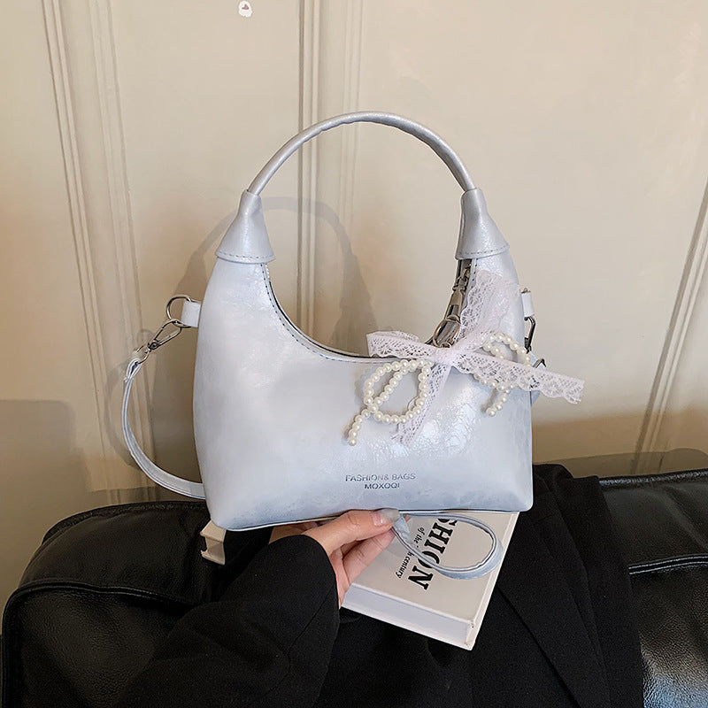 Minimalist Faux Leather Crossbody Bag