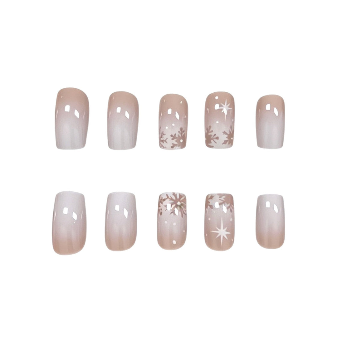Elegant Frosted Winter Nail Art Enhancements Stornfield