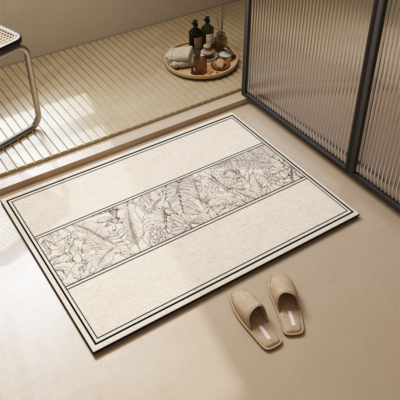 Modern Textured Bathroom Mat