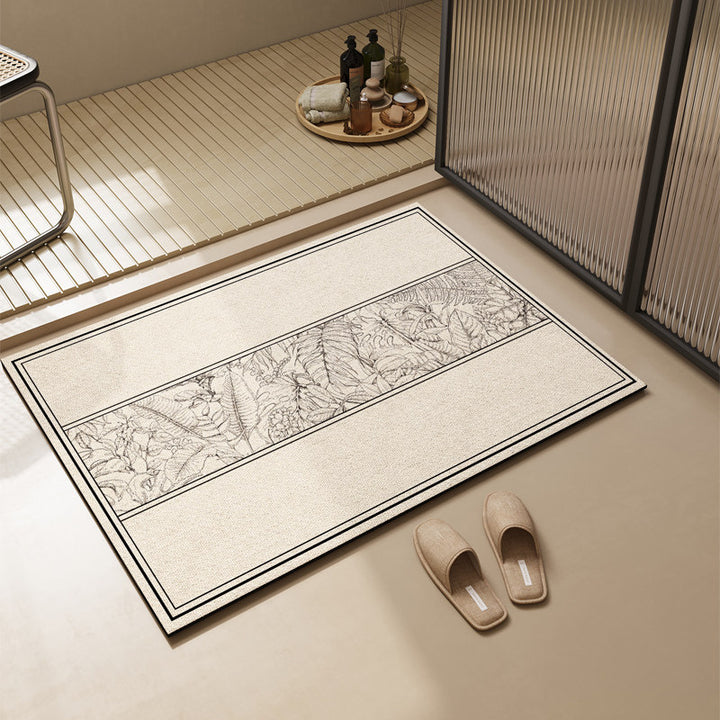 Modern Textured Bathroom Mat