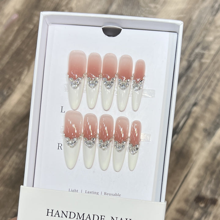 Elegant Stiletto Press-On Nail Art Set