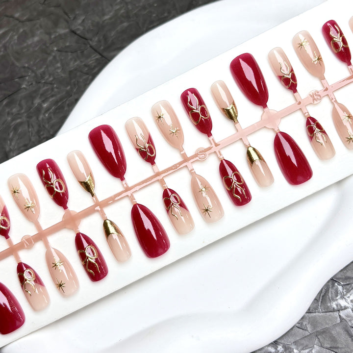 Glamorous Press-On Nail Art Set 1790745710