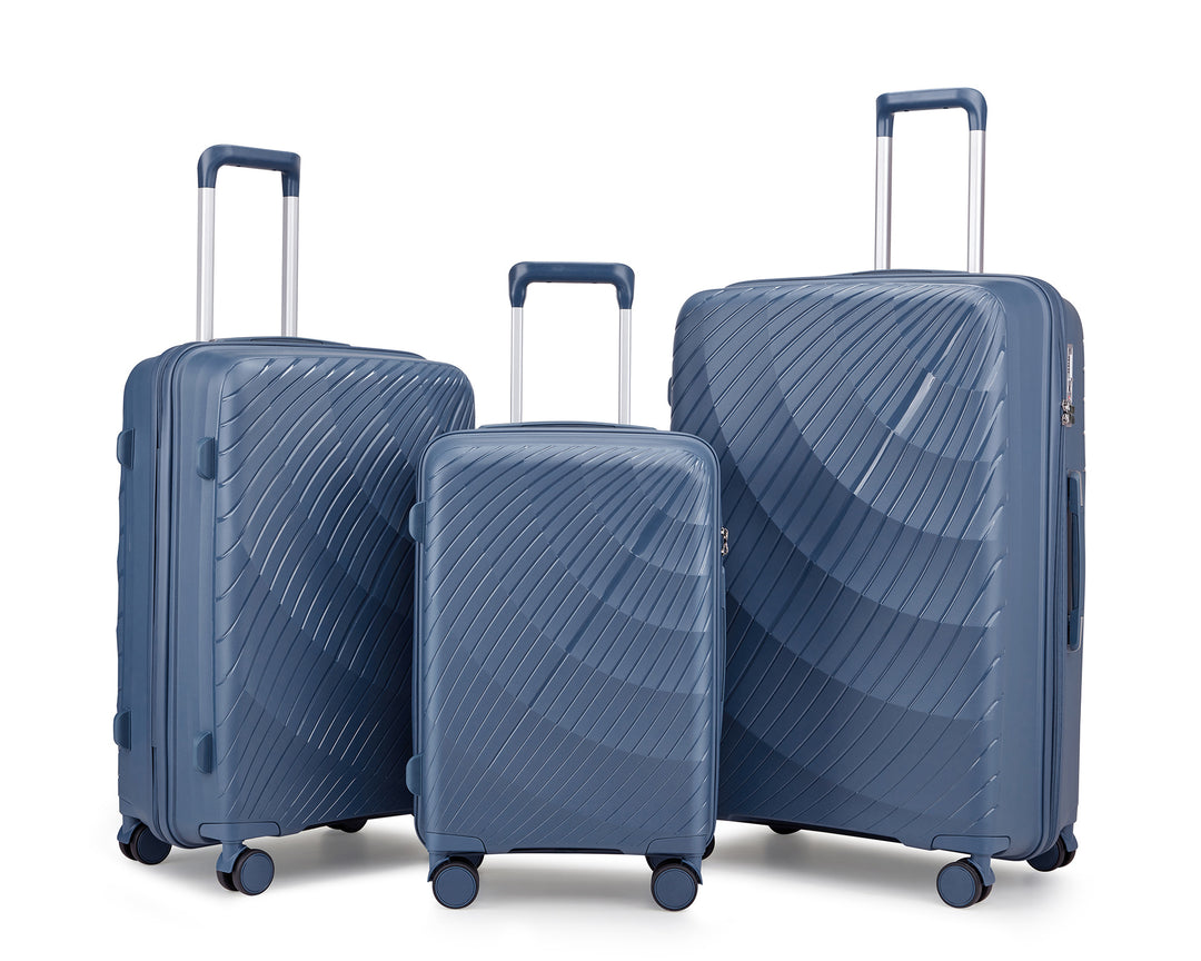 Unisex Premium Textured Hard Shell Luggage Set Stornfield