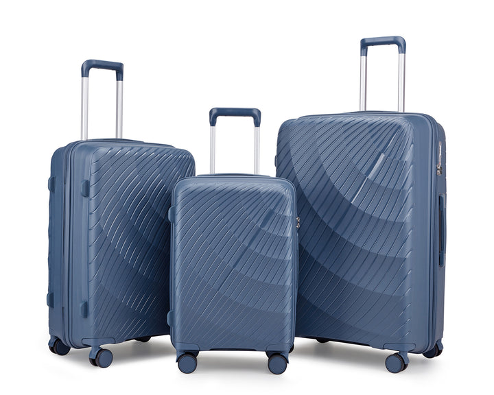 Unisex Premium Textured Hard Shell Luggage Set Stornfield