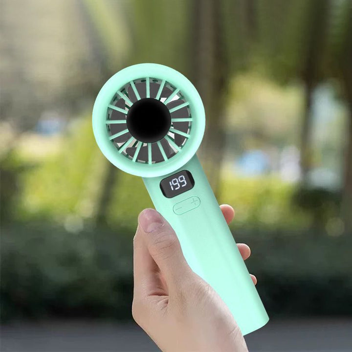 Women's portable USB mini fan with LCD display Stornfield
