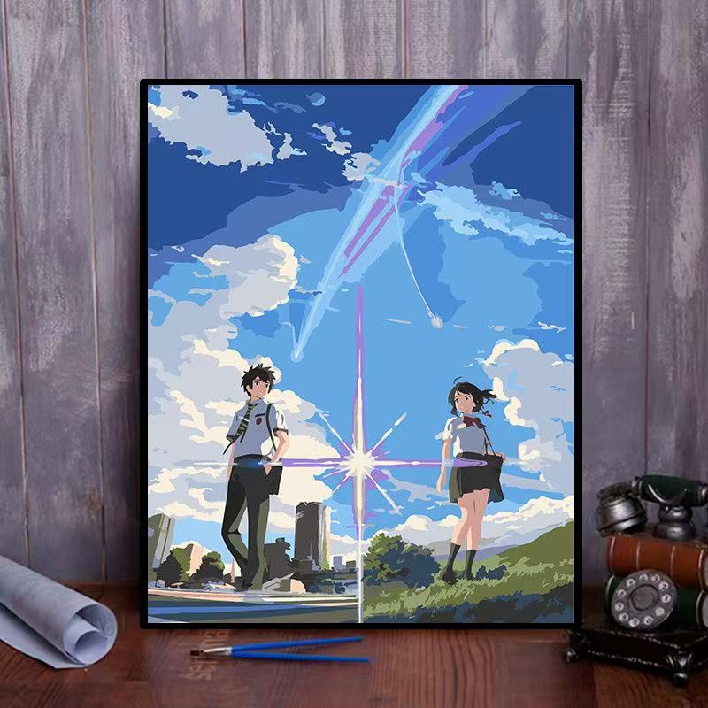 Anime-Inspired Scenic Artwork Print Stornfield